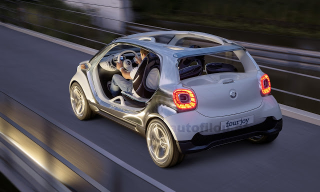 Illustration for article titled The Smart Fourjoy Is A Car With A Hole In Its Roof
